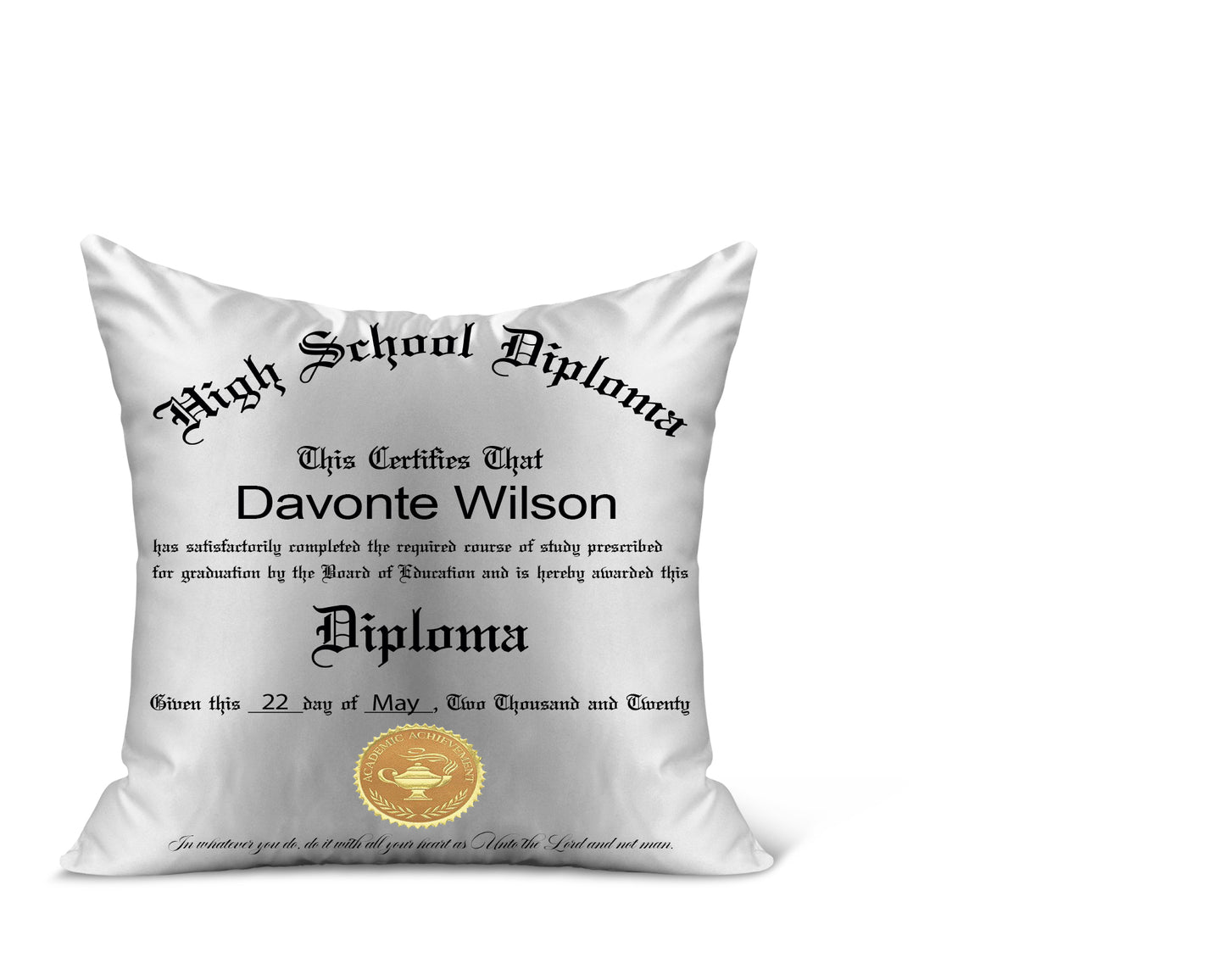 CUSTOM SATIN PILLOWS